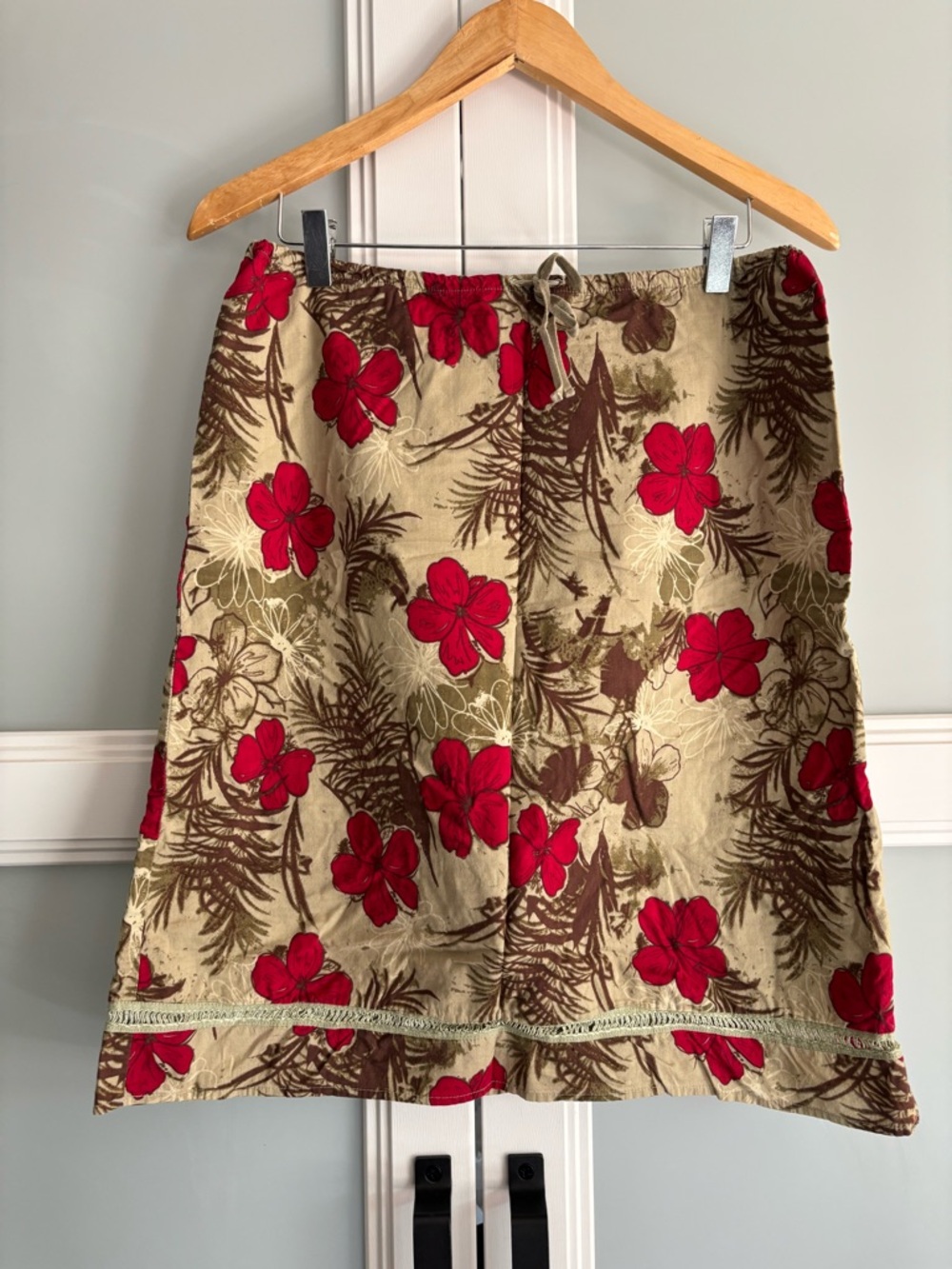 Vintage St. John’s Bay Floral A-Line Skirt | Tropical Print | Size M